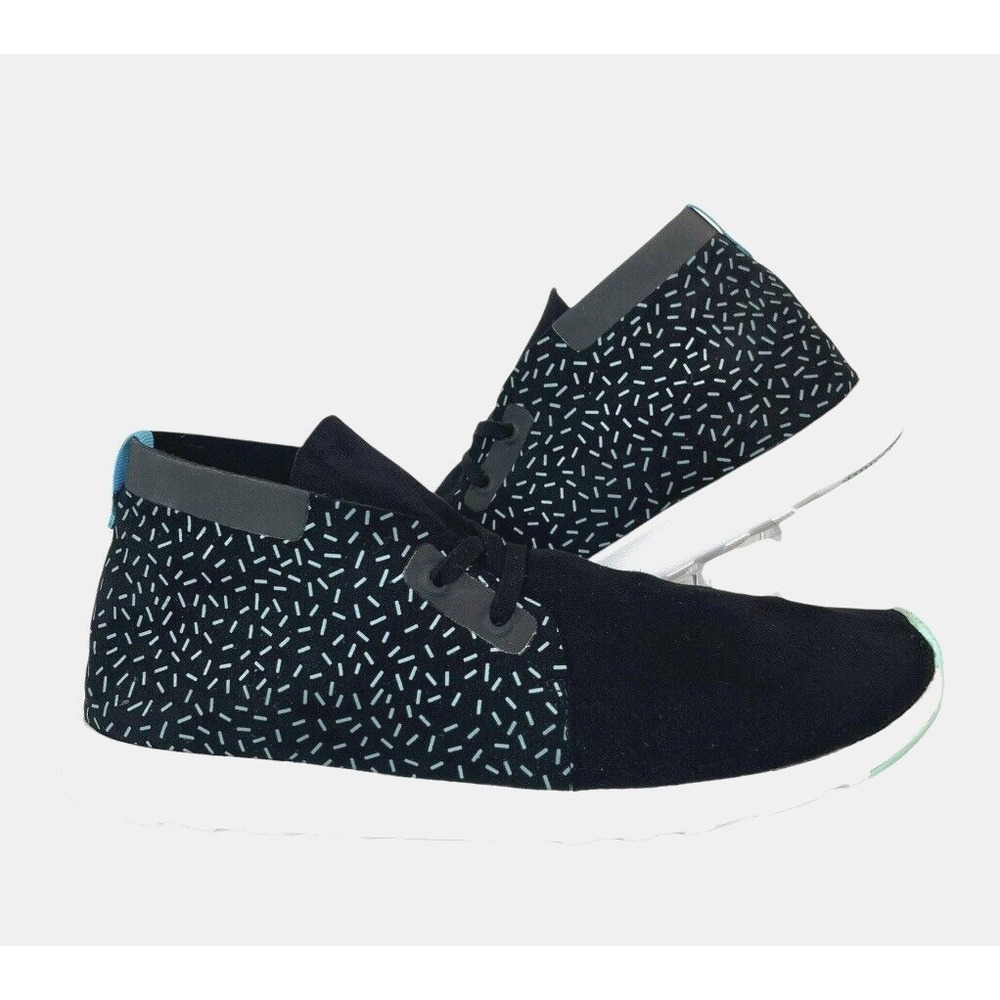 Native Apollo Chukka Slip On Sneakers Black Blue Lightweight Mens 8 EU 41